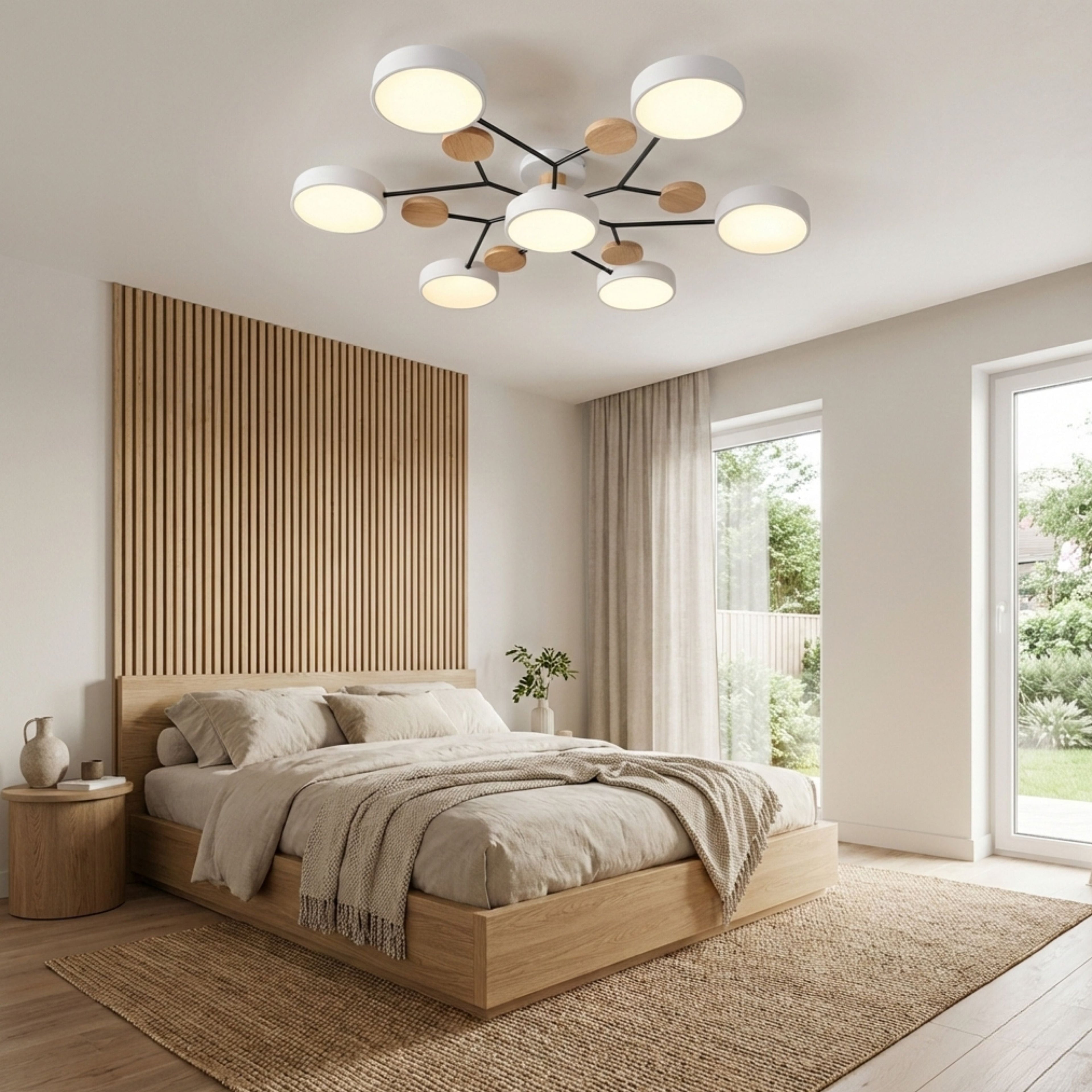 AryaLux Modern Elegant Black Iron LED Dining Room Chandelier