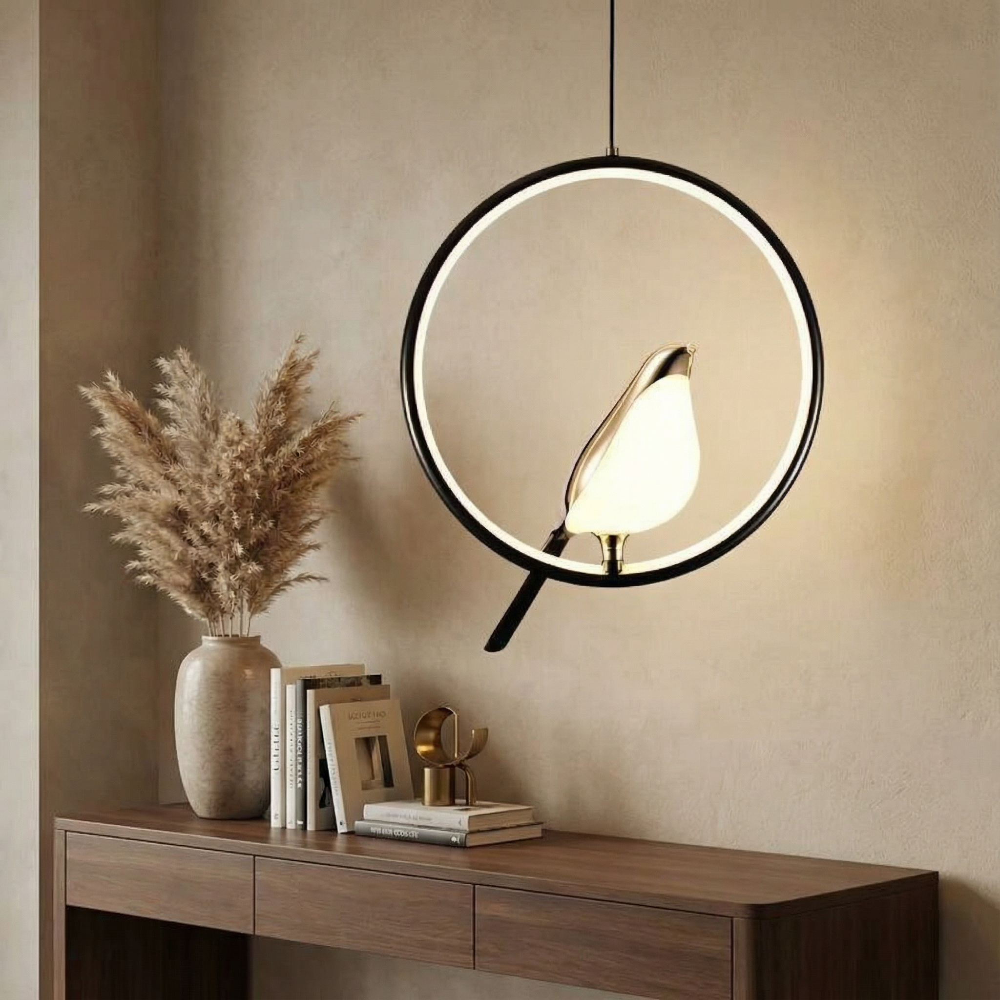 Aurelia Pendant Light Elegant Minimalist Bird-Inspired Fixture
