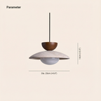 LumaTerra Pendant Light Natural Wood And Glass Kitchen Fixture