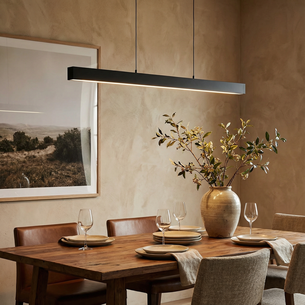 NovaLume Modern Sleek Dimmable Kitchen Pendant Lighting Fixture