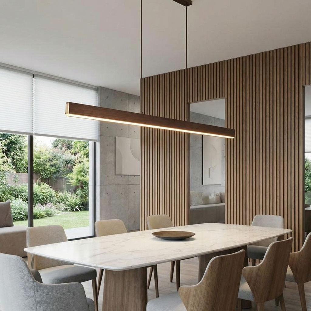 NovaLume Modern Sleek Dimmable Kitchen Pendant Lighting Fixture