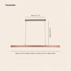 NovaLume Modern Sleek Dimmable Kitchen Pendant Lighting Fixture