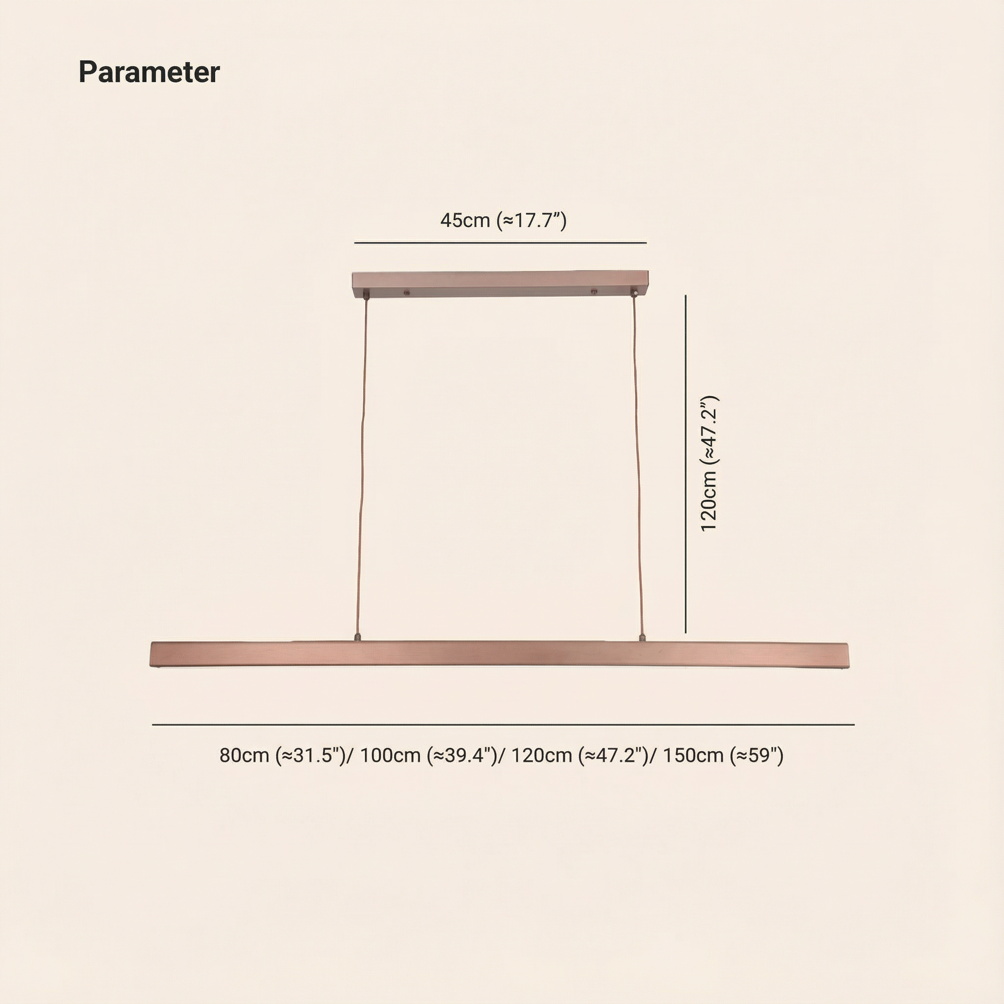 Corp de iluminat suspendat pentru bucătărie NovaLume, modern, elegant, reglabil intensitatea luminii