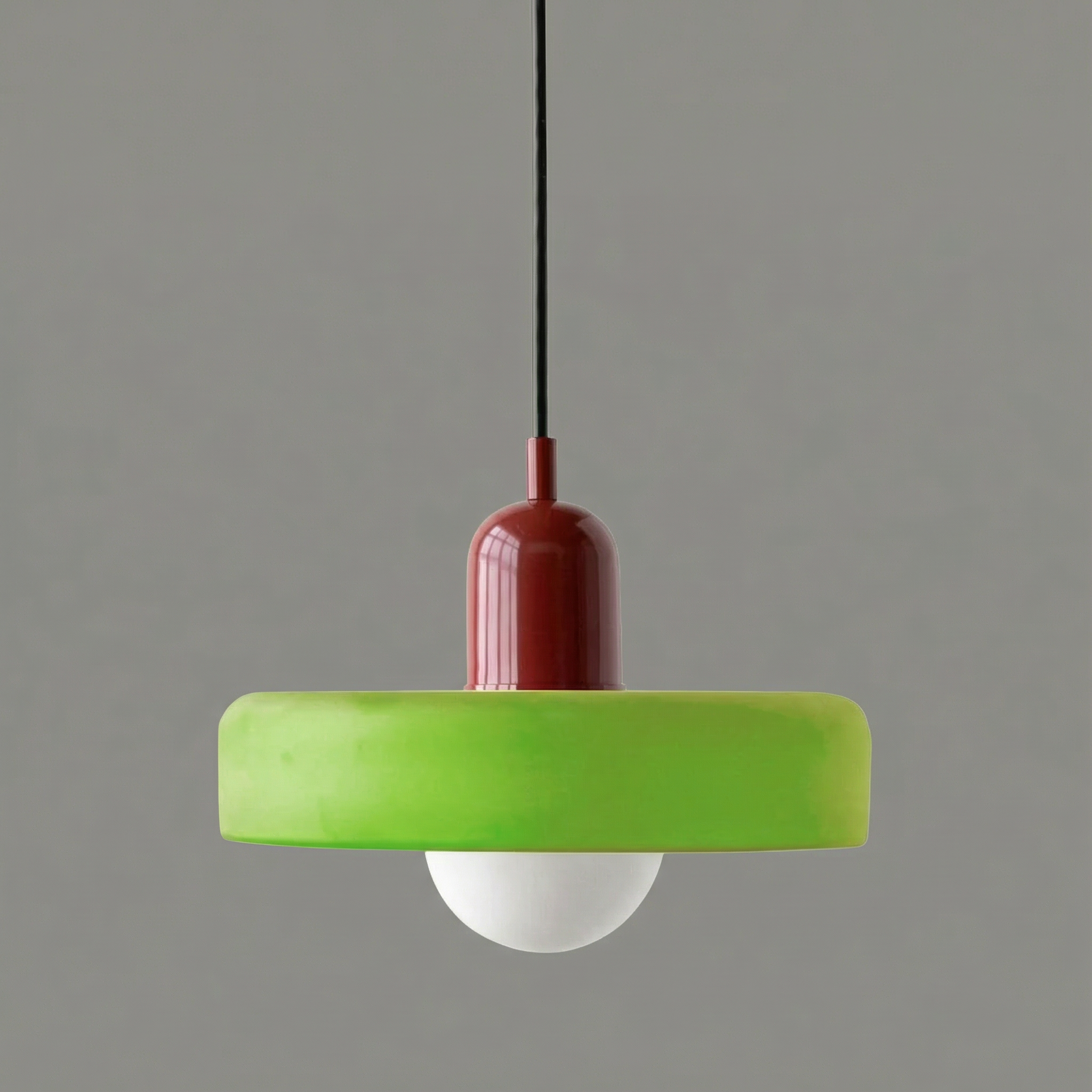 AstraGlass Colored Glass Pendant Light, Elegant Contemporary Style