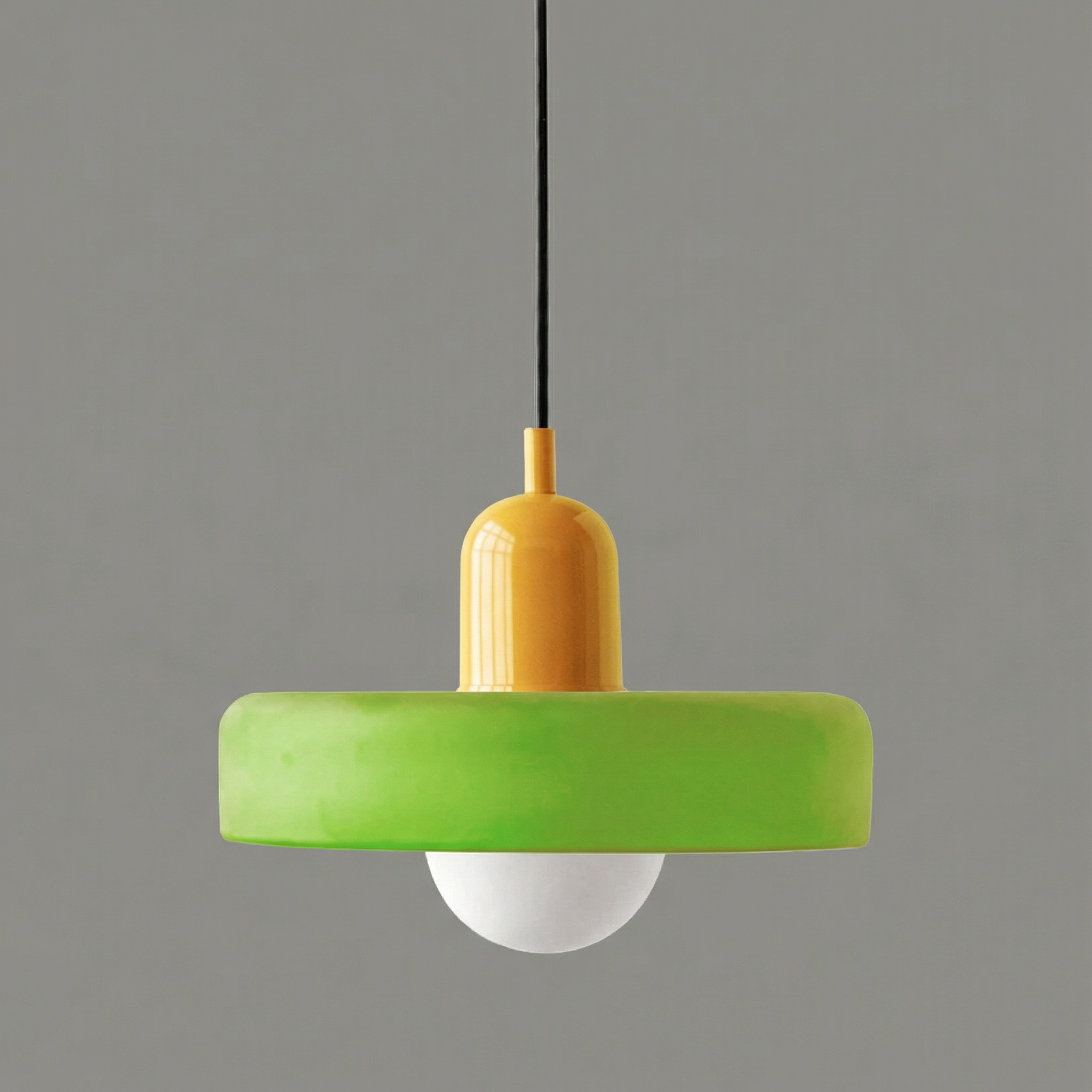 AstraGlass Colored Glass Pendant Light, Elegant Contemporary Style