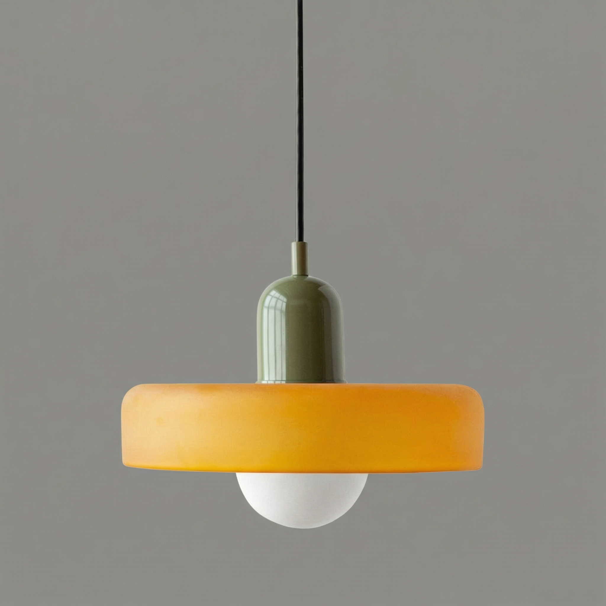 AstraGlass Colored Glass Pendant Light, Elegant Contemporary Style