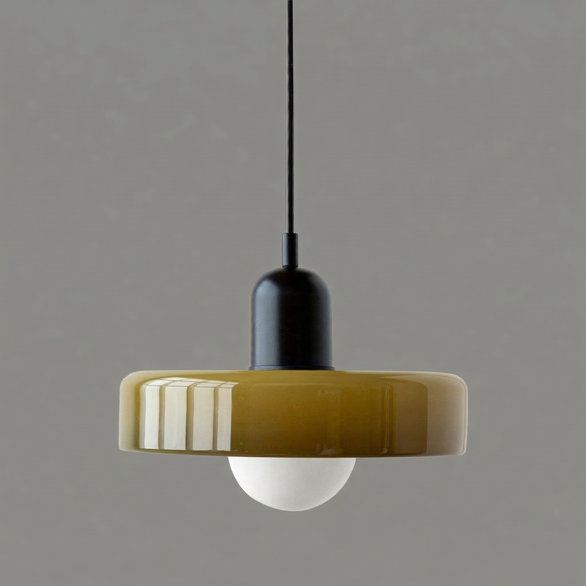 AstraGlass Colored Glass Pendant Light, Elegant Contemporary Style