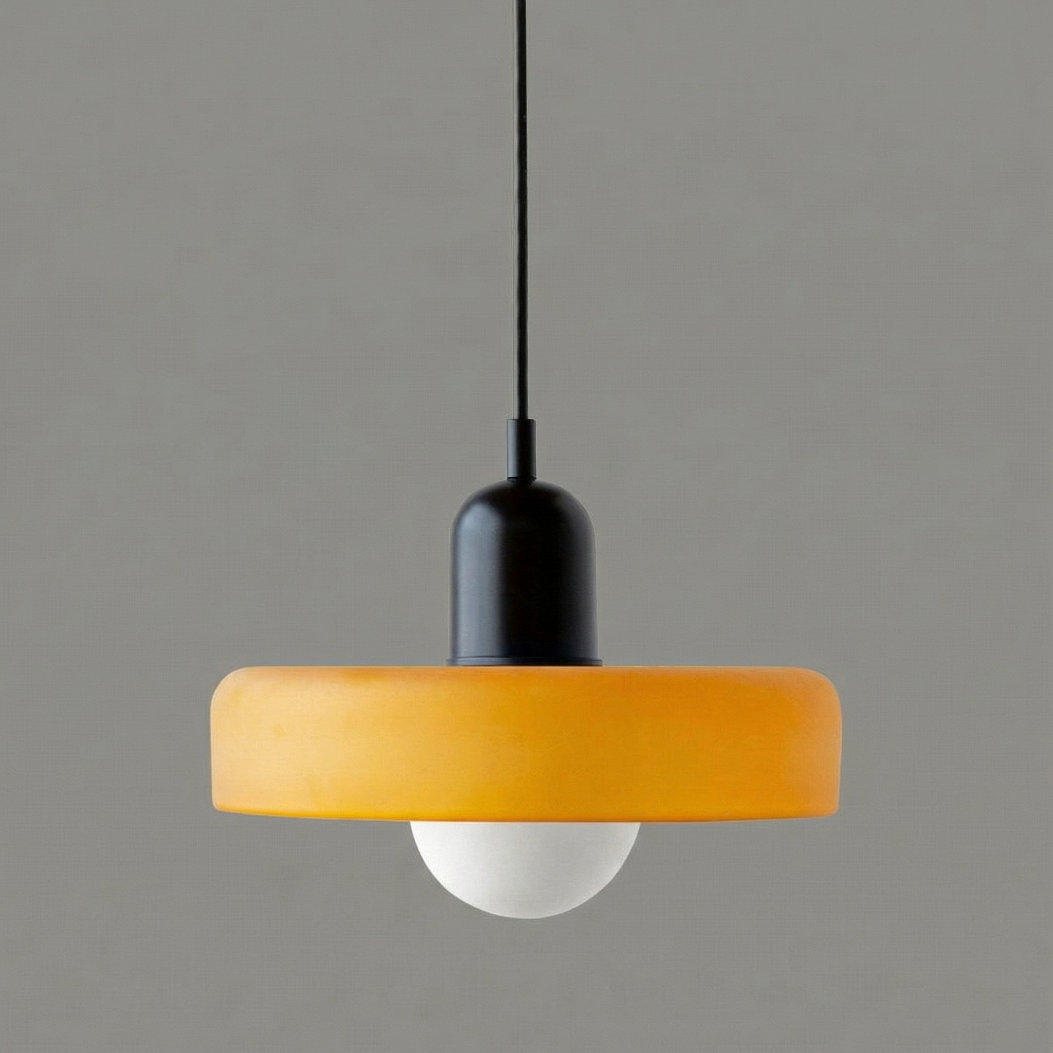 AstraGlass Colored Glass Pendant Light, Elegant Contemporary Style