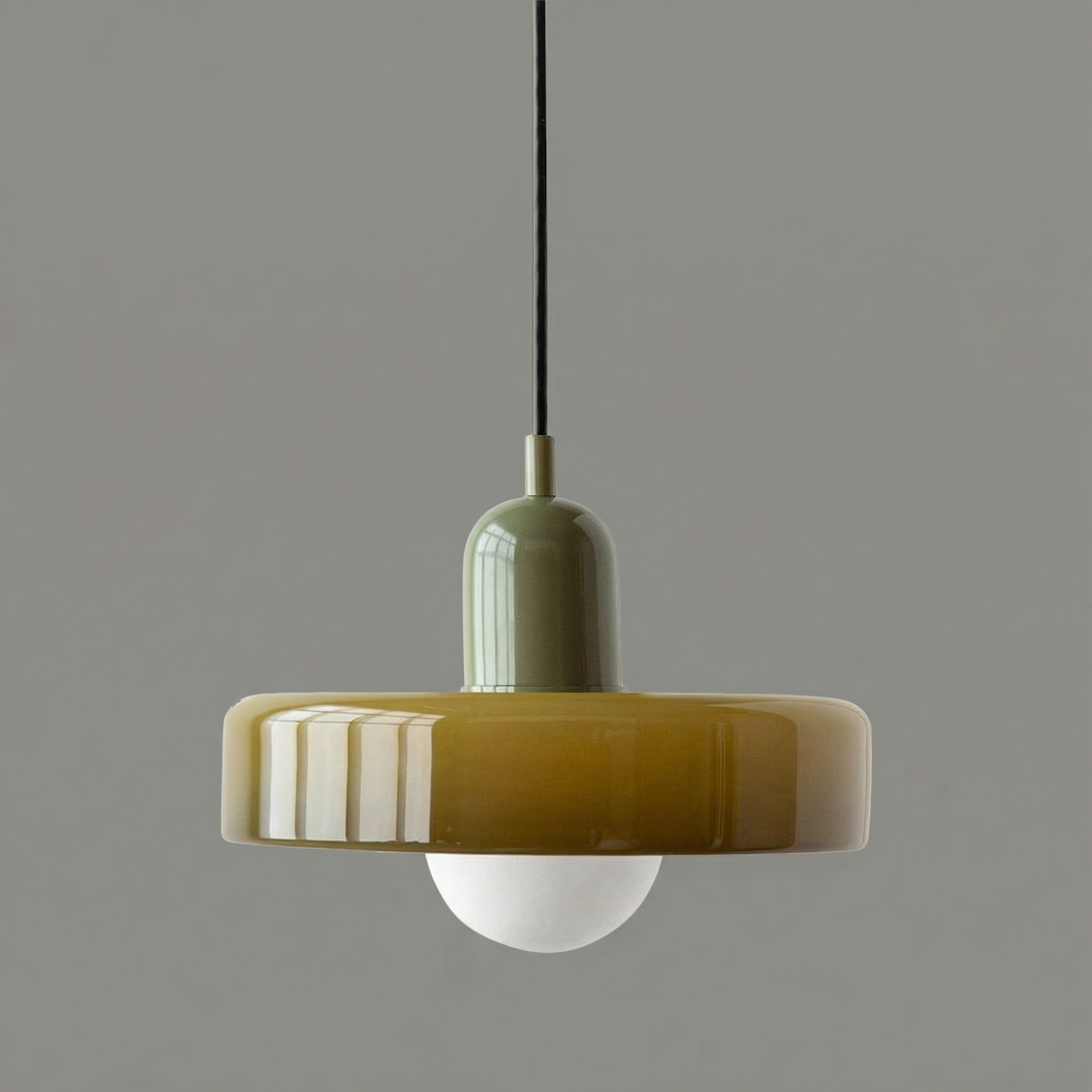 AstraGlass Colored Glass Pendant Light, Elegant Contemporary Style