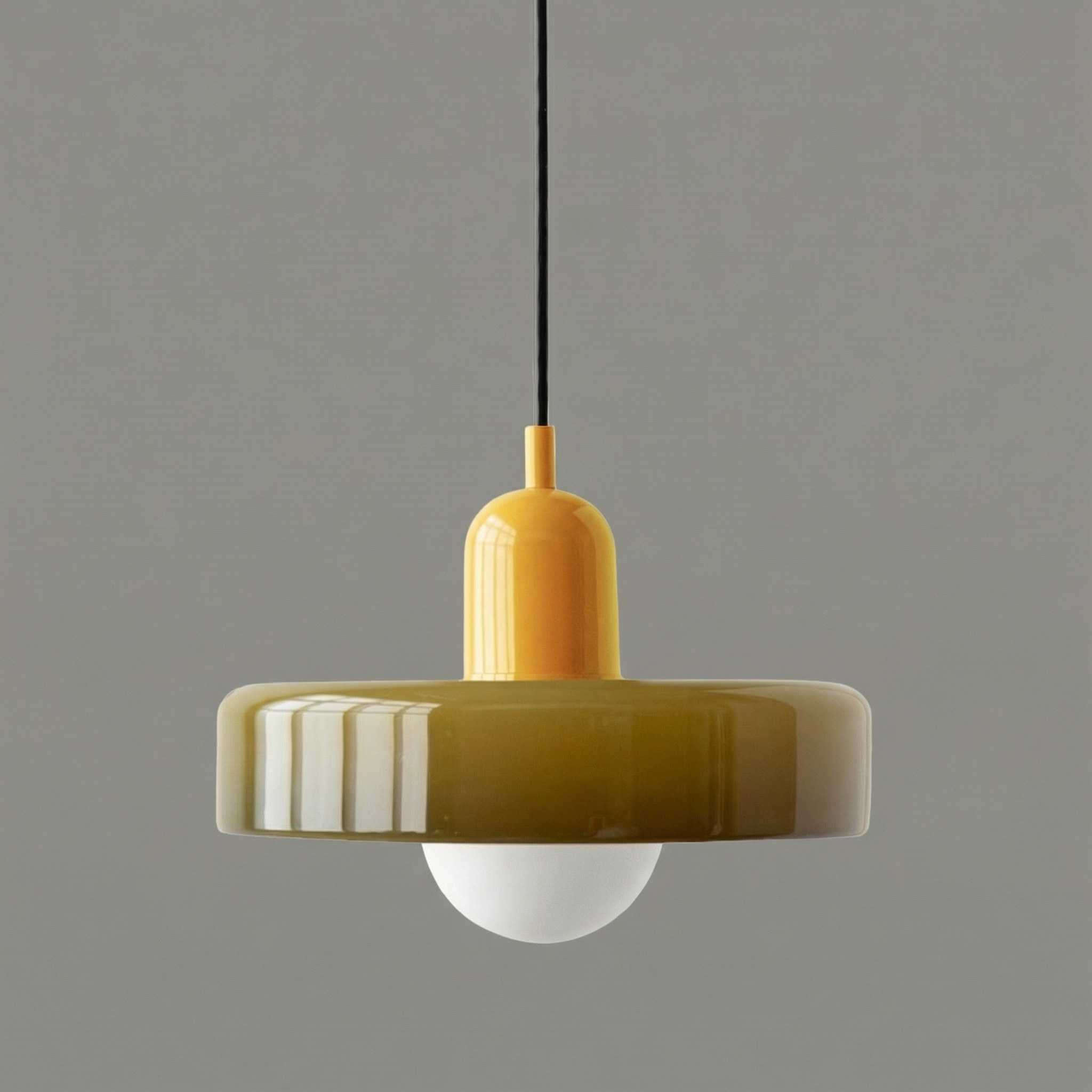 AstraGlass Colored Glass Pendant Light, Elegant Contemporary Style