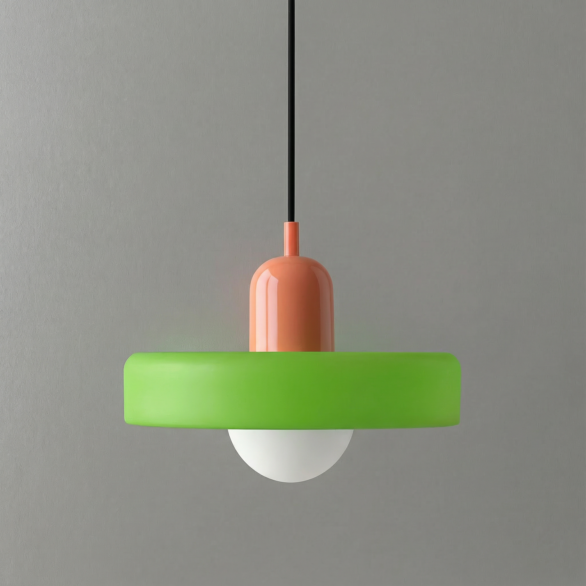 AstraGlass Colored Glass Pendant Light, Elegant Contemporary Style