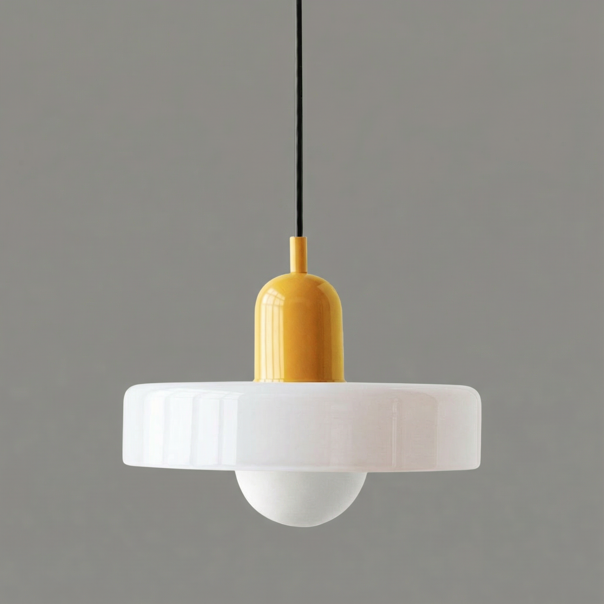 AstraGlass Colored Glass Pendant Light, Elegant Contemporary Style