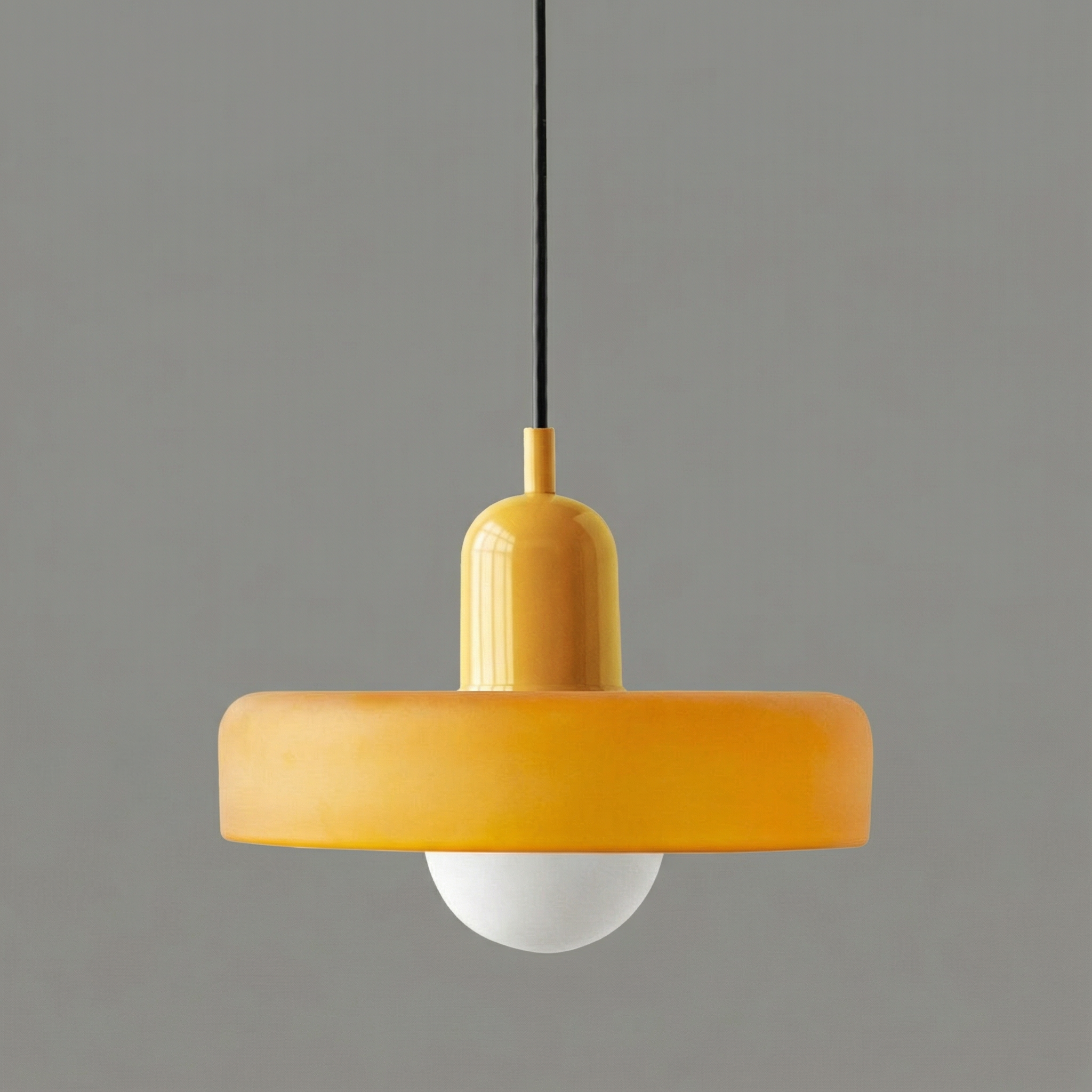 AstraGlass Colored Glass Pendant Light, Elegant Contemporary Style
