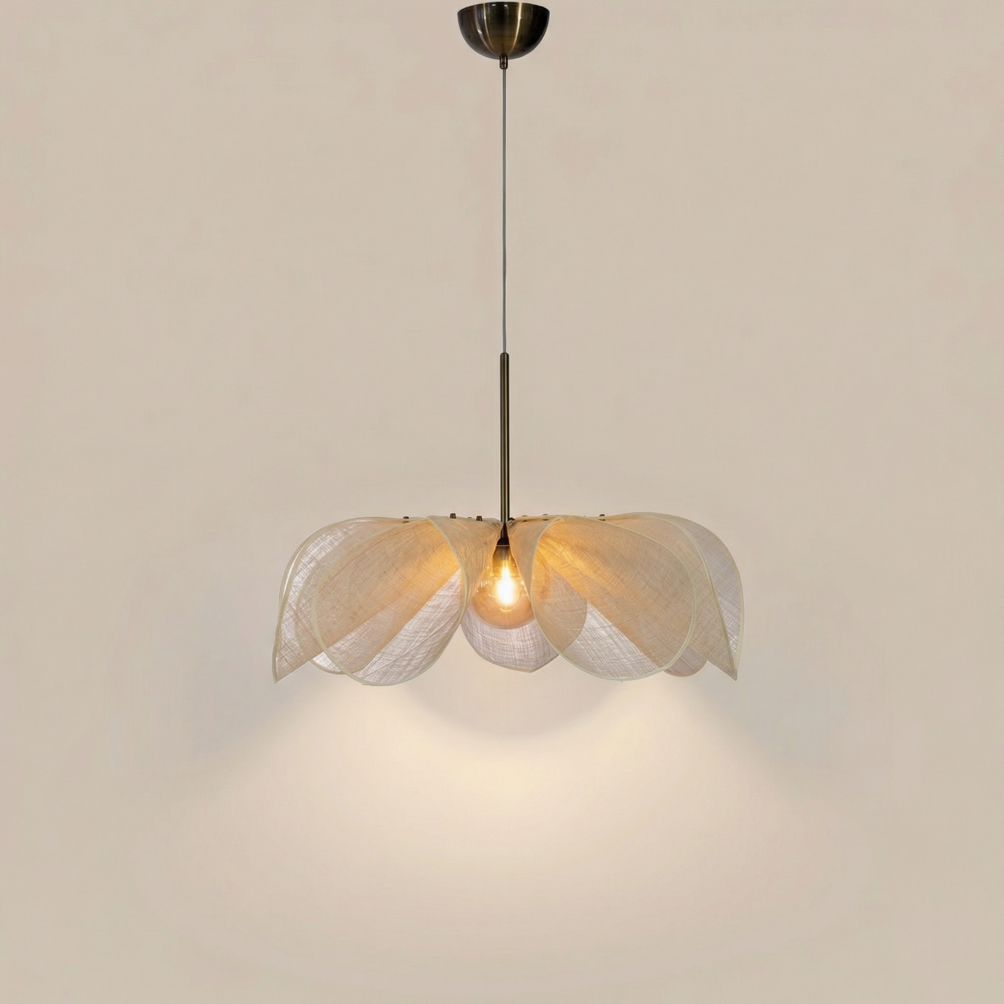Aurelia Elegant Nostalgic Fabric Pendant Light Fixture