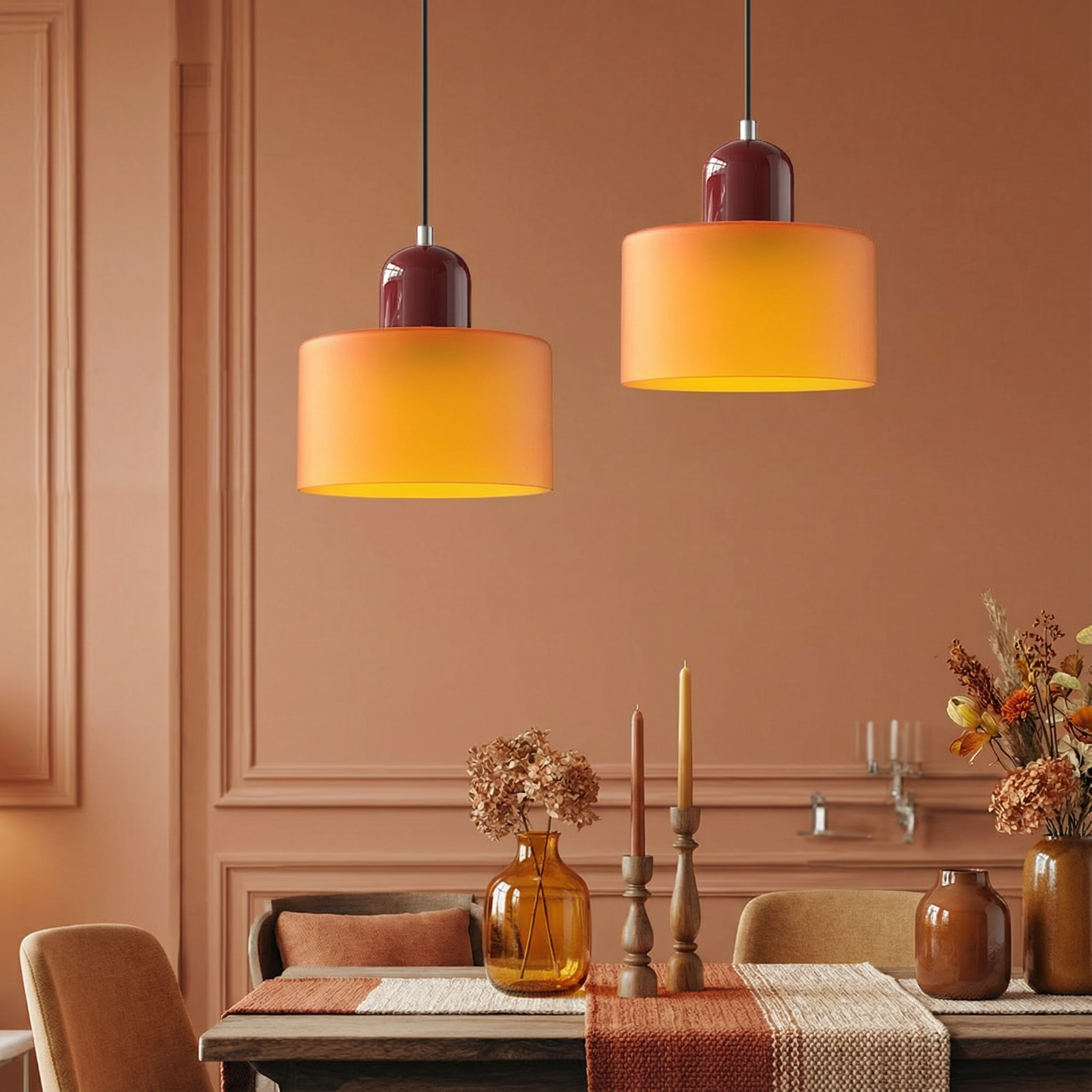 AstraGlow Modern Glass Pendant Lighting For Kitchen Island