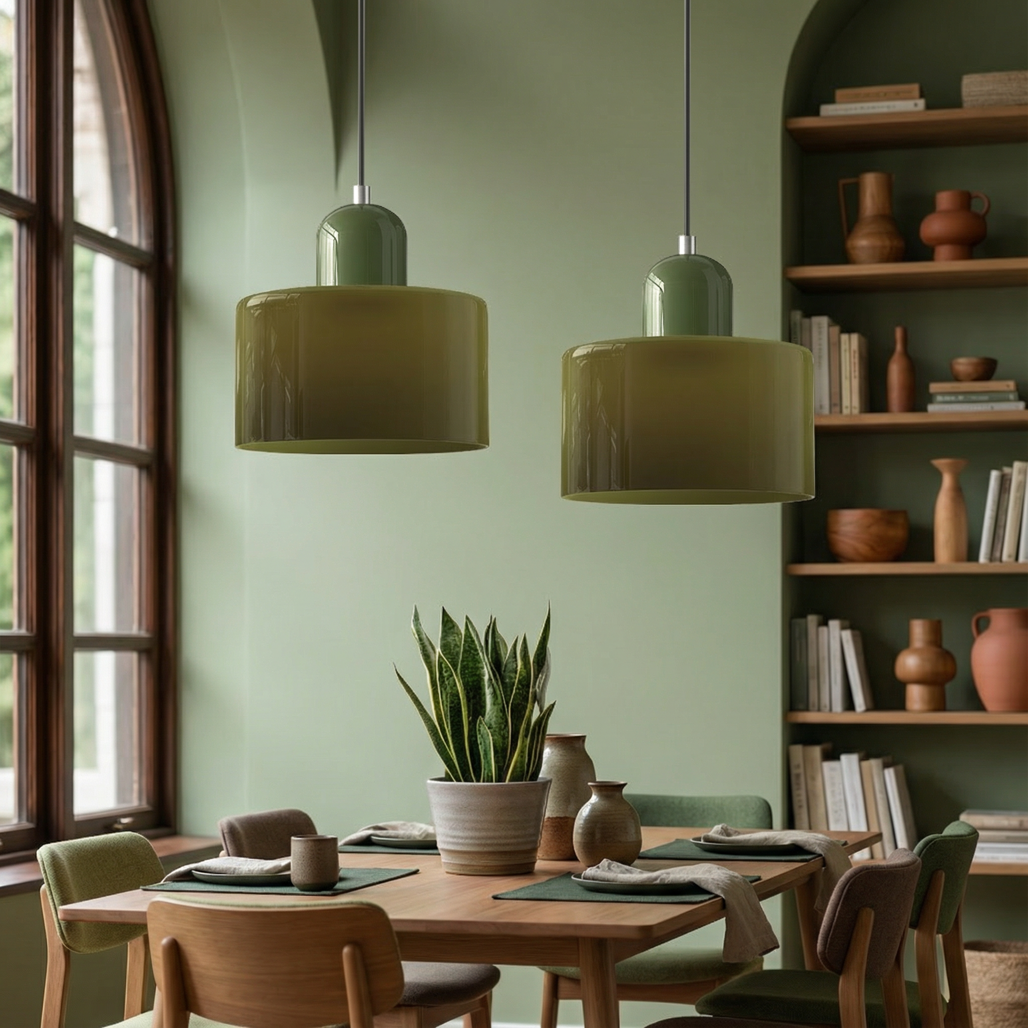 AstraGlow Modern Glass Pendant Lighting For Kitchen Island