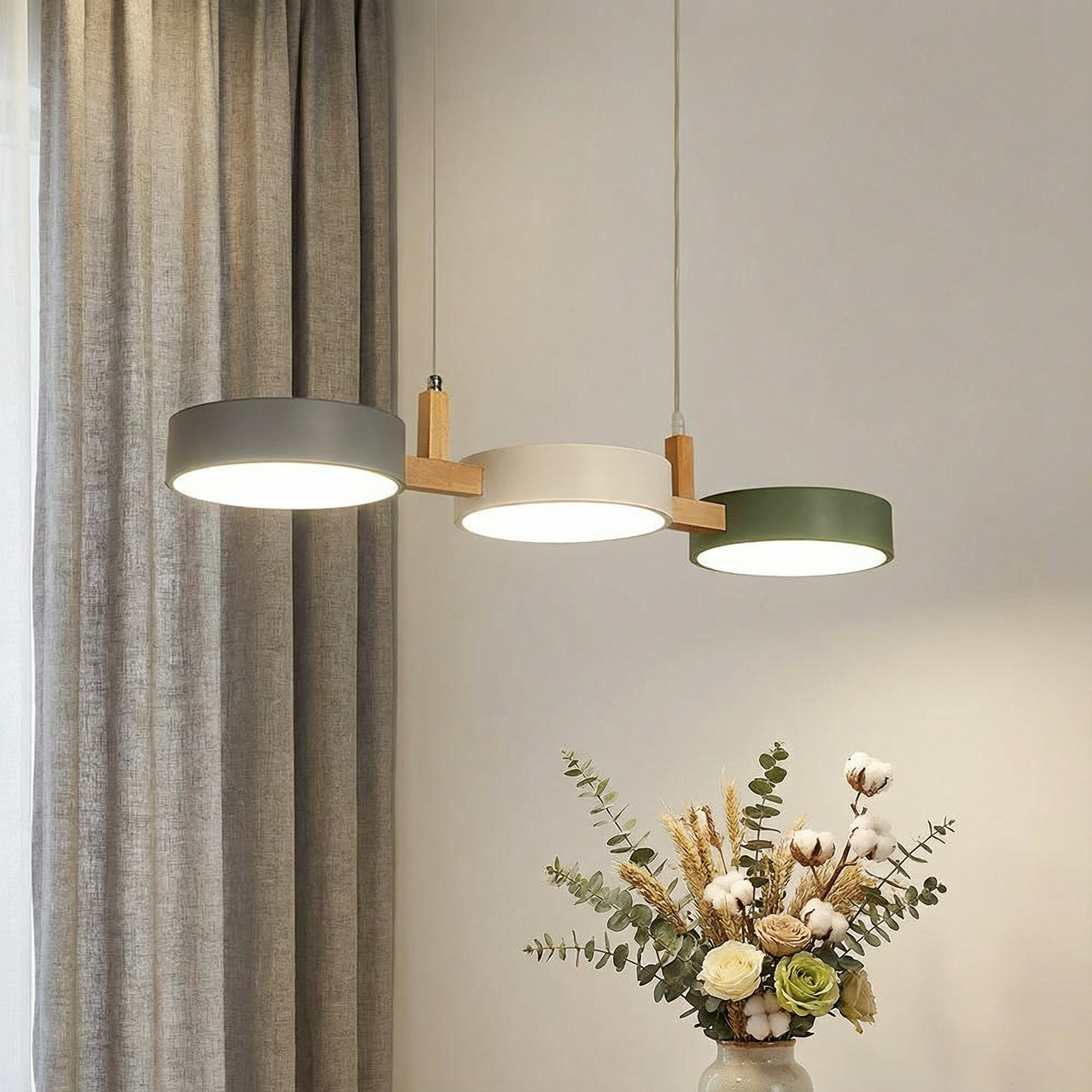 Aurelia Sleek Modern Metal Cylinder Kitchen Pendant Light