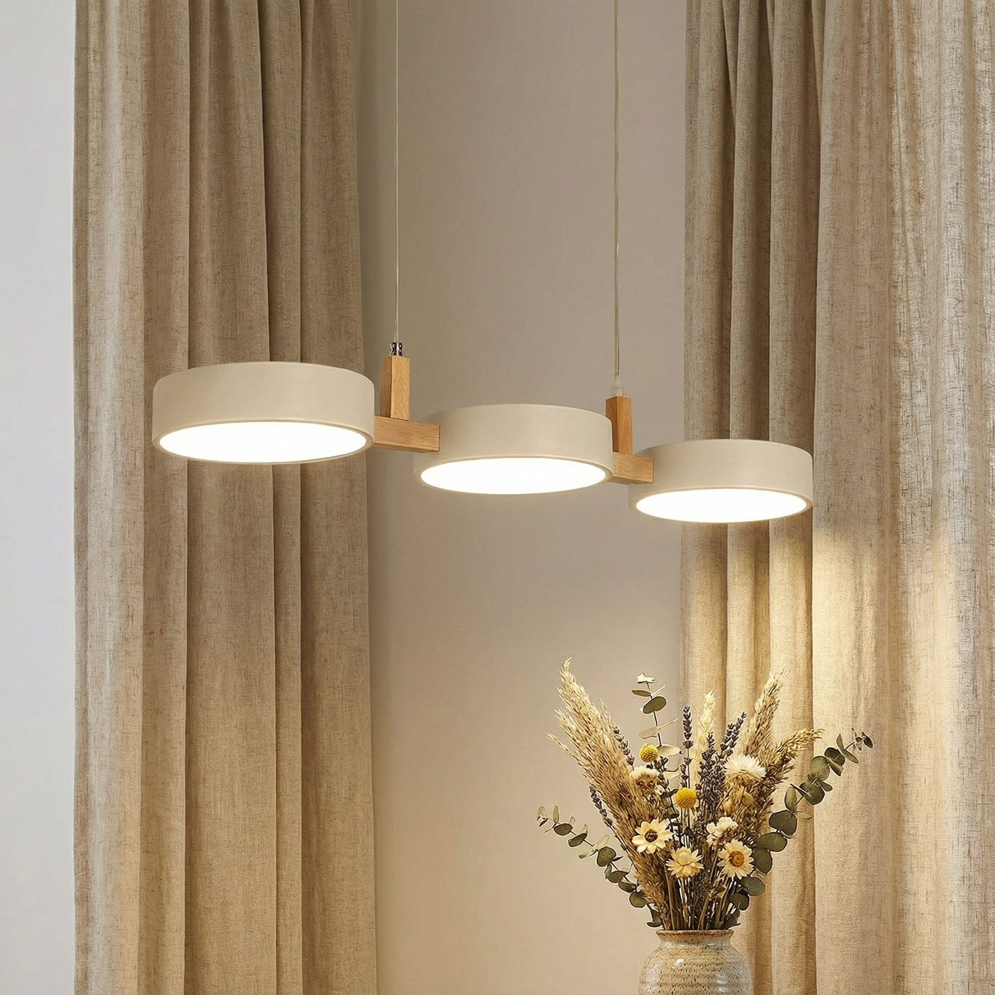 Aurelia Sleek Modern Metal Cylinder Kitchen Pendant Light