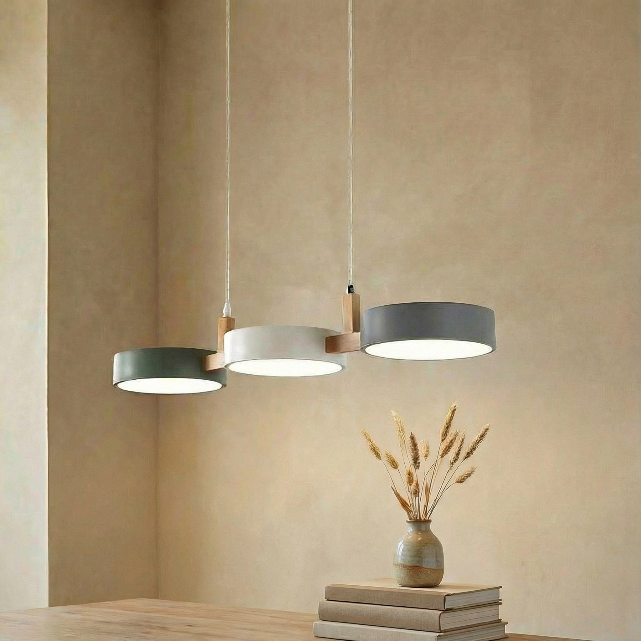 Aurelia Sleek Modern Metal Cylinder Kitchen Pendant Light