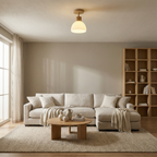 AuroraWood Elegant Modern Plafonieră Montată Pe Tavan