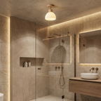 AuroraWood Elegant Modern Plafonieră Montată Pe Tavan