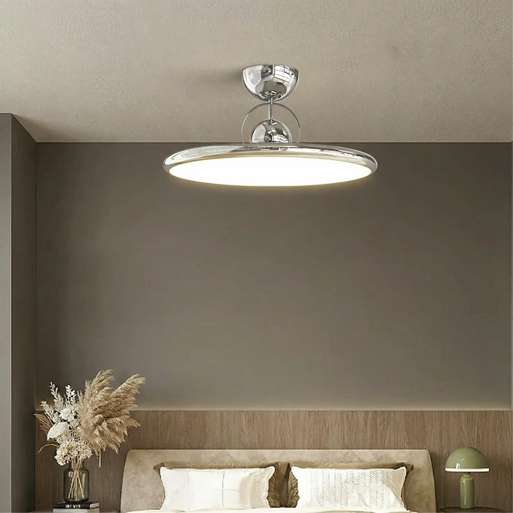 Aurea Modern Elegant LED Flush Mount Ceiling Light Fixture