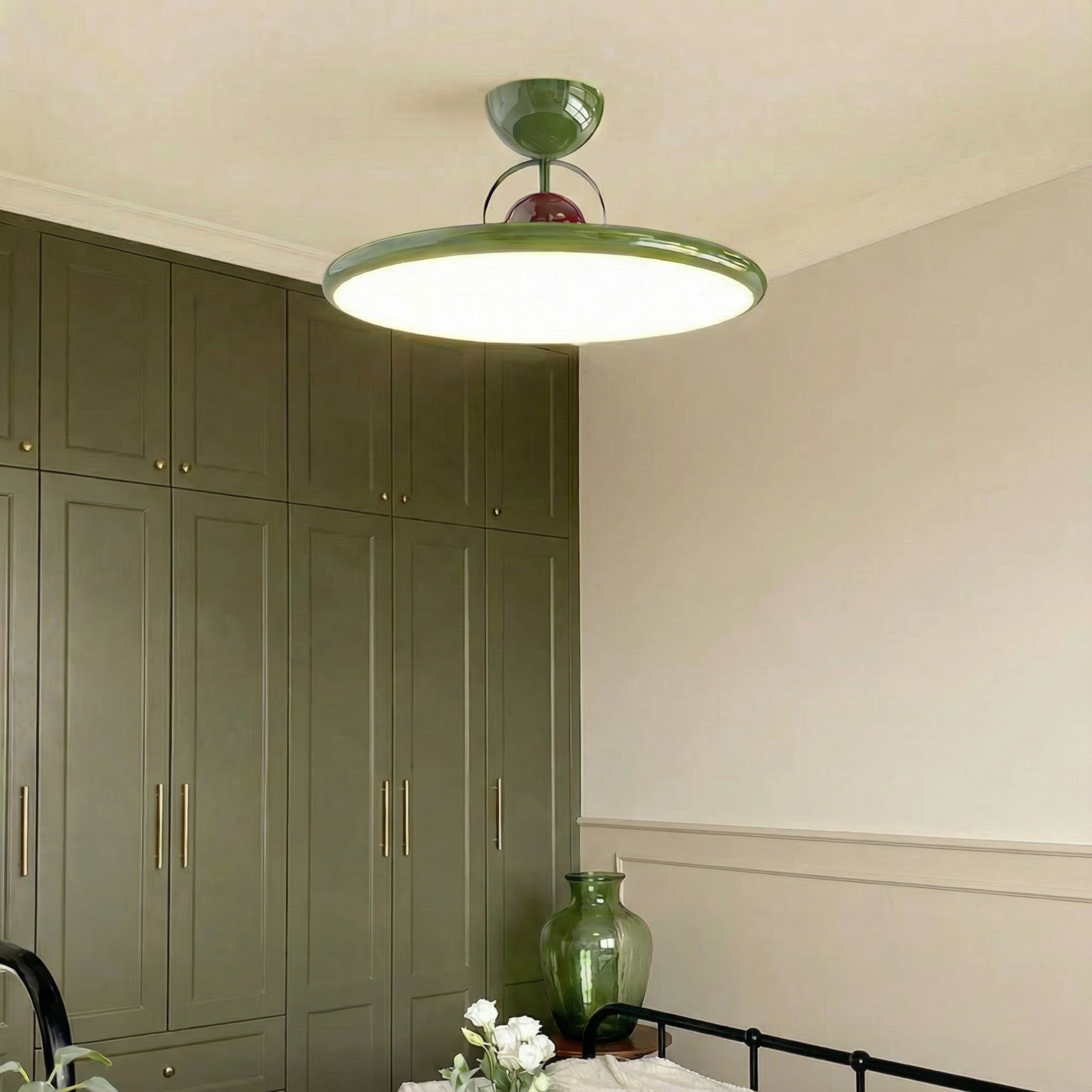 Aurea Modern Elegant LED Flush Mount Ceiling Light Fixture