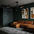 NovaLume Elegant Modern Mid-Century Ceiling Light Fixture