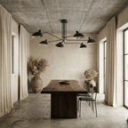 NovaLume Elegant Modern Mid-Century Ceiling Light Fixture