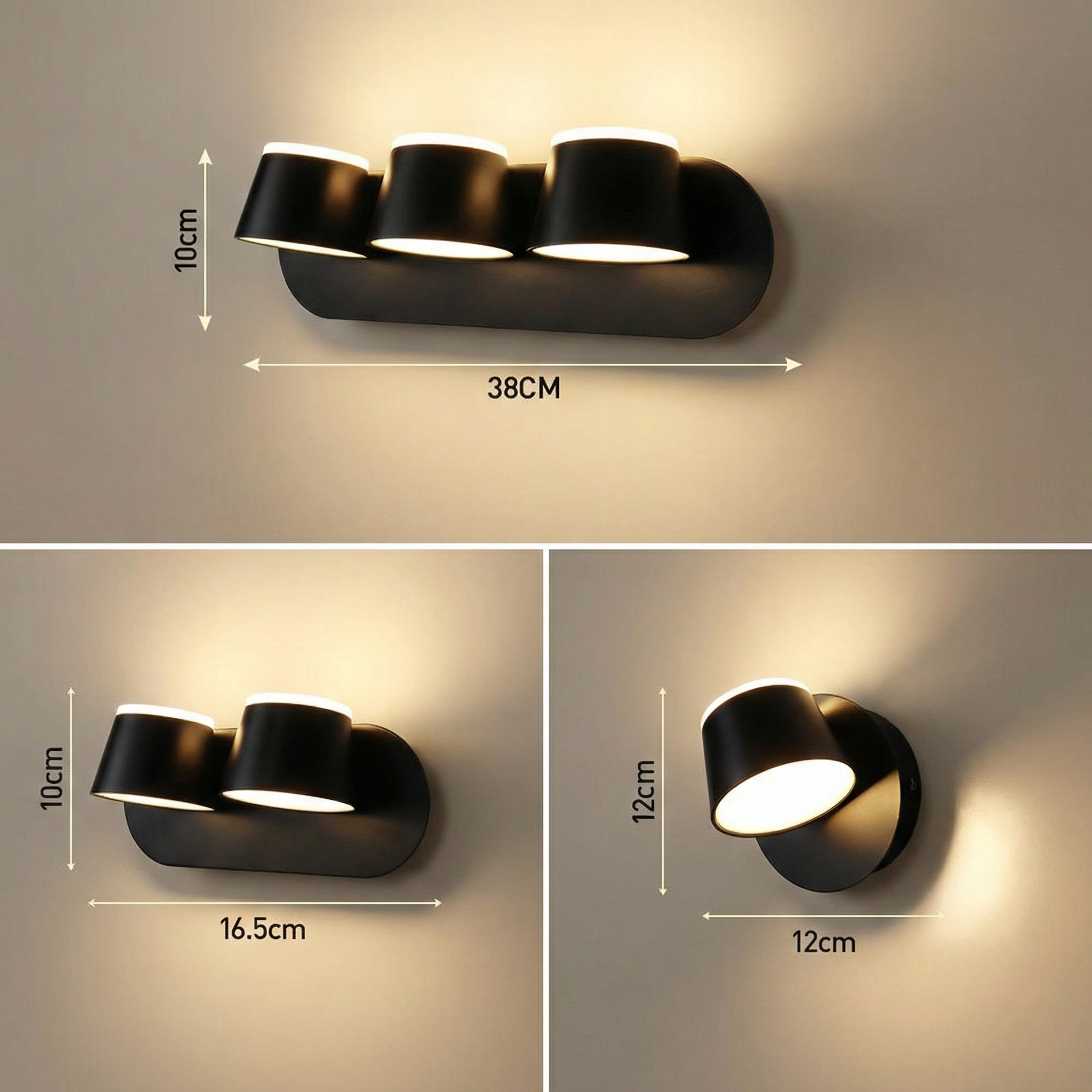 NovaLume Sleek Modern Acrylic Wall Light For Hallways And Living Rooms