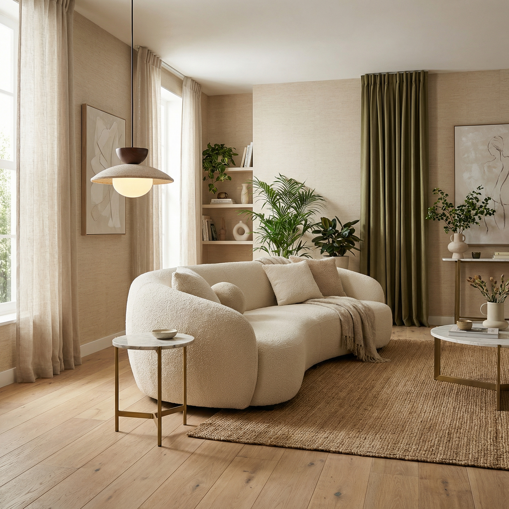 LumaTerra Pendant Light Natural Wood And Glass Kitchen Fixture